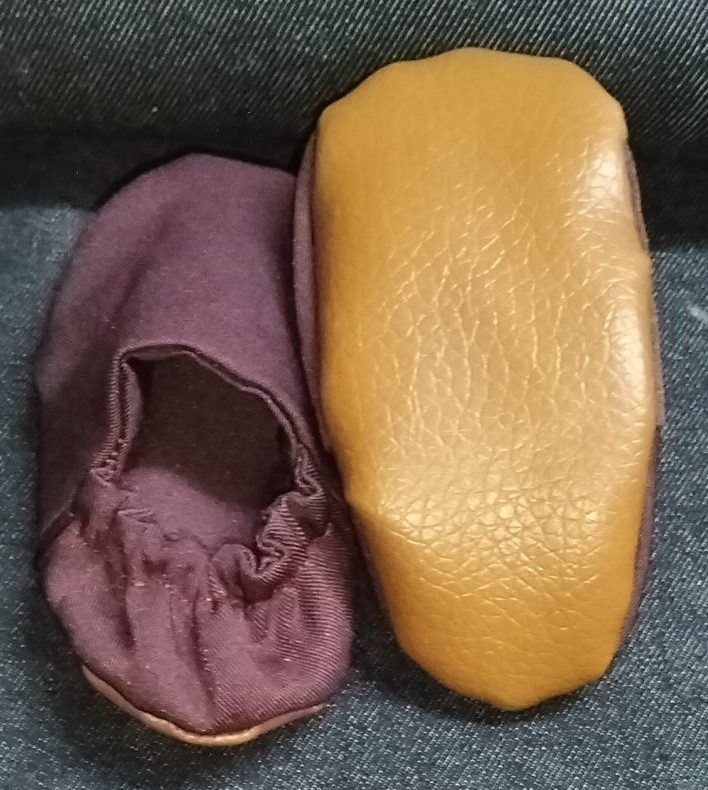 Baby Shoes Non-Slip (Maroon) 6-9 - Image 2