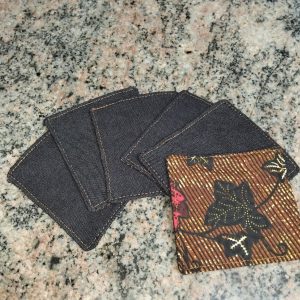Cup Coasters 6-piece set Brown